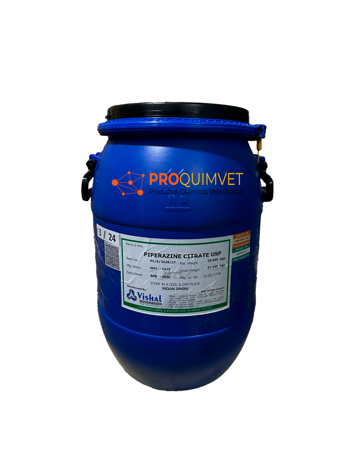 Imagen de PIPERAZINA CITRATO